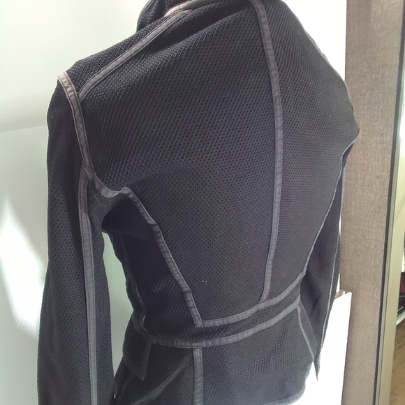 BURBERRY VINTAGE woman's mesh light weight Jacket Size 6 - Picture 7 of 14